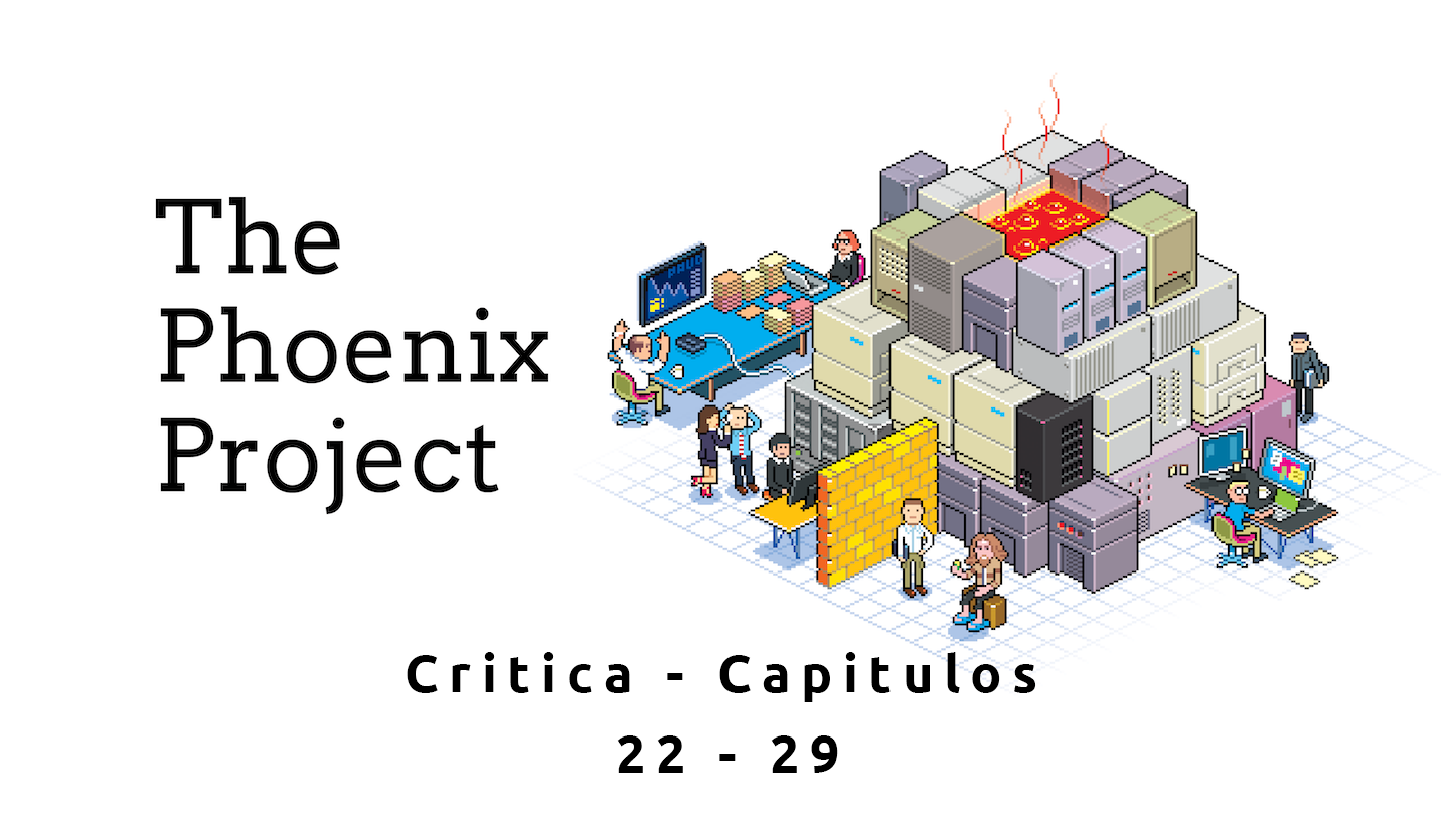 Projeto Phoenix - Analise dos Capitulos 22 a 29